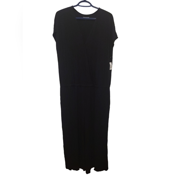 Womens Short-Sleeve Wide-Leg Jumpsuit - AMAZON ESSENTIALS - Picture 5 of 8